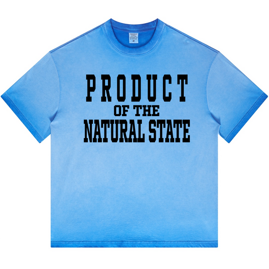 Blue Natural State Spring Water Tee