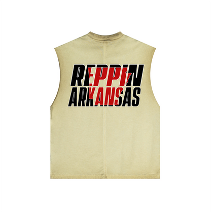 The neck of the Woodz Tank Top