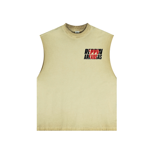 The neck of the Woodz Tank Top