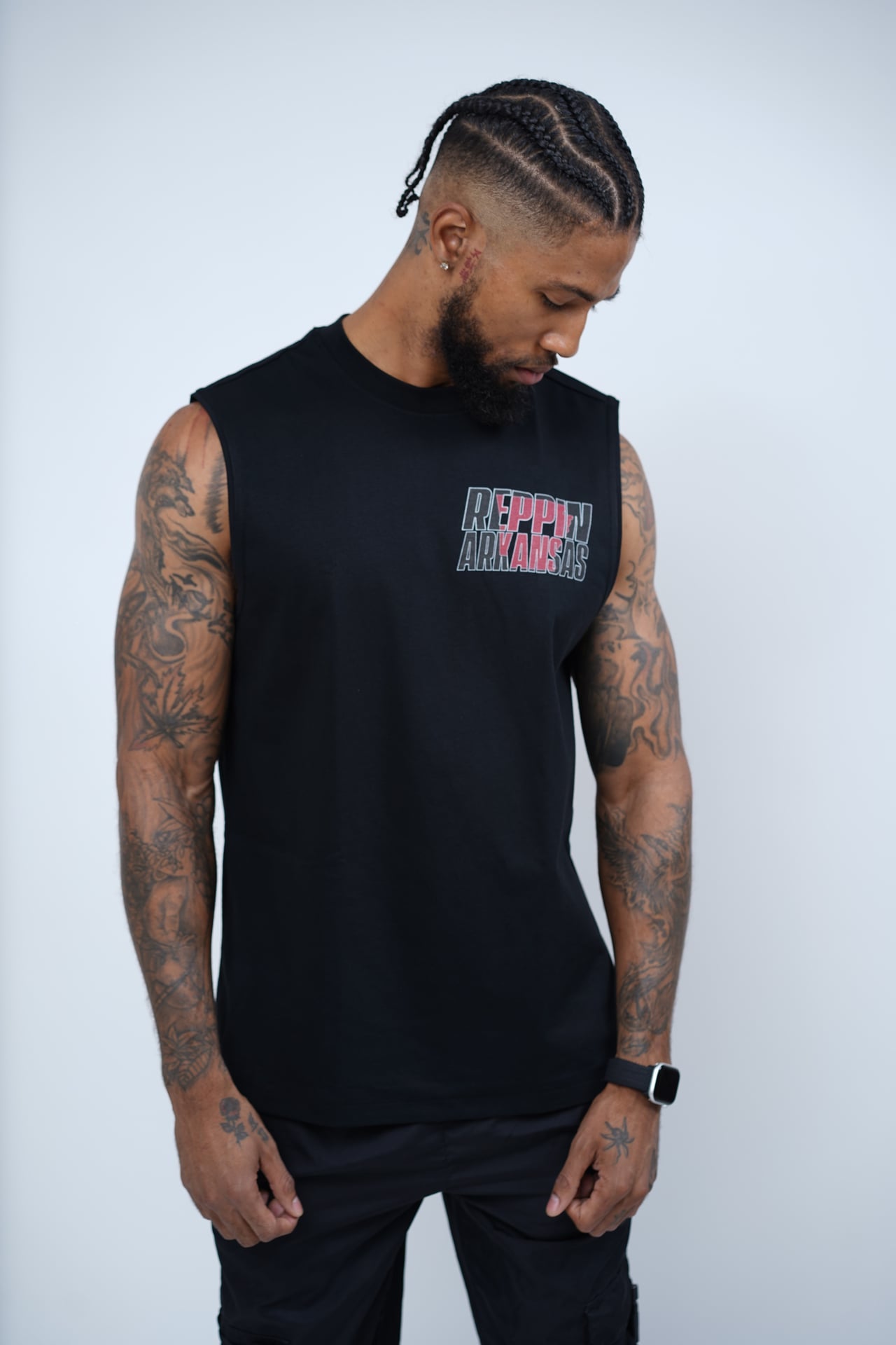 The neck of the Woodz Tank Top